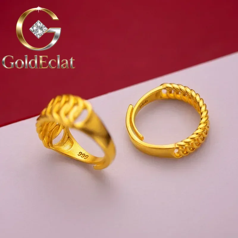 GoldEclat AU999 Pure Gold Seiko Boss Ring - Fashionable All - match Real Gold Ring, Also for Couples
GoldEclat AU999 Pure Gold Seiko Boss Ring - Fashionable All - match Real Gold Ring, Also for Couples