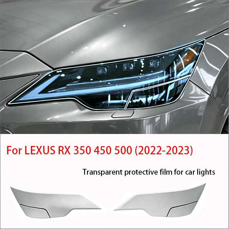 For Lexus RX350 450h 500h 2022-2023 TPU Transparent Smoked Black Headlight Protective Film Anti-Scratch Sticker Repair Cover
For Lexus RX350 450h 500h 2022-2023 TPU Transparent Smoked Black Headlight Protective Film Anti-Scratch Sticker Repair Cover