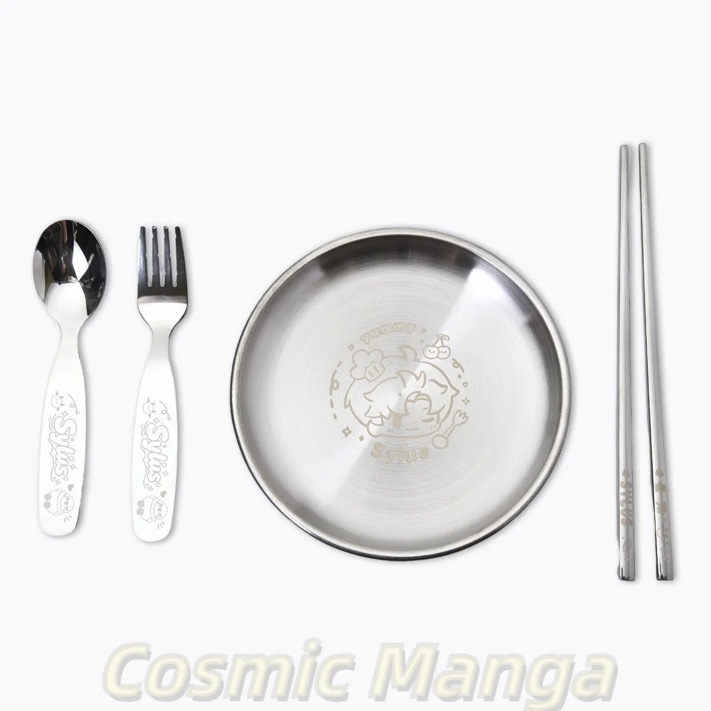 Anime Love and Deepspace Fanmade Tableware Set Spoon Fork Plate Dinnerware Cartoon Kitchen Utensils Merch for Xavier Zayne Sylus
Anime Love and Deepspace Fanmade Tableware Set Spoon Fork Plate Dinnerware Cartoon Kitchen Utensils Merch for Xavier Zayne Sylus