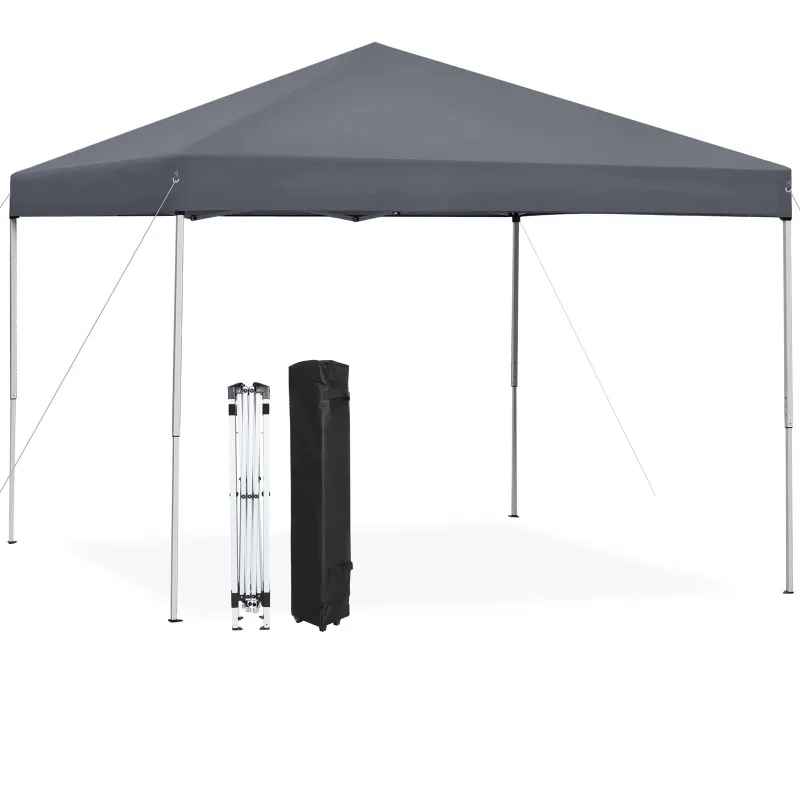 US Pop Up Canopy Tent 10x10 Adjustable Heights w/Wheeled Bag Rope Outdoor Grey
US Pop Up Canopy Tent 10x10 Adjustable Heights w/Wheeled Bag Rope Outdoor Grey