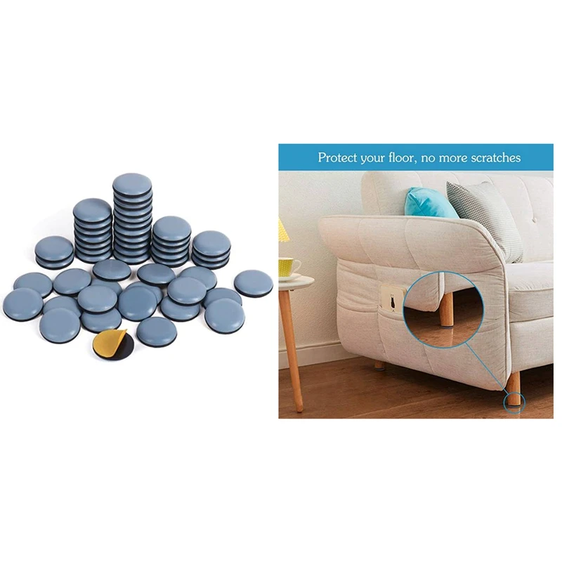 Big Deal 40Pcs Easy Move Heavy Thickening Furniture Leg Slider Pads Self-Adhesive Floor Mat Floor Protector Anti Noisy
Big Deal 40Pcs Easy Move Heavy Thickening Furniture Leg Slider Pads Self-Adhesive Floor Mat Floor Protector Anti Noisy
