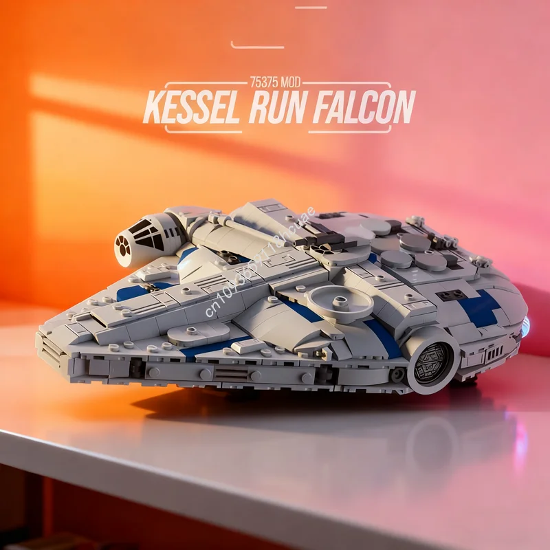 982pcs MOC PiXEL DANs SOLO FALCON MIDI SIZED Star Model Building Blocks Christmas Gifts DIY Creative Idea Toys Education Brick
982pcs MOC PiXEL DANs SOLO FALCON MIDI SIZED Star Model Building Blocks Christmas Gifts DIY Creative Idea Toys Education Brick