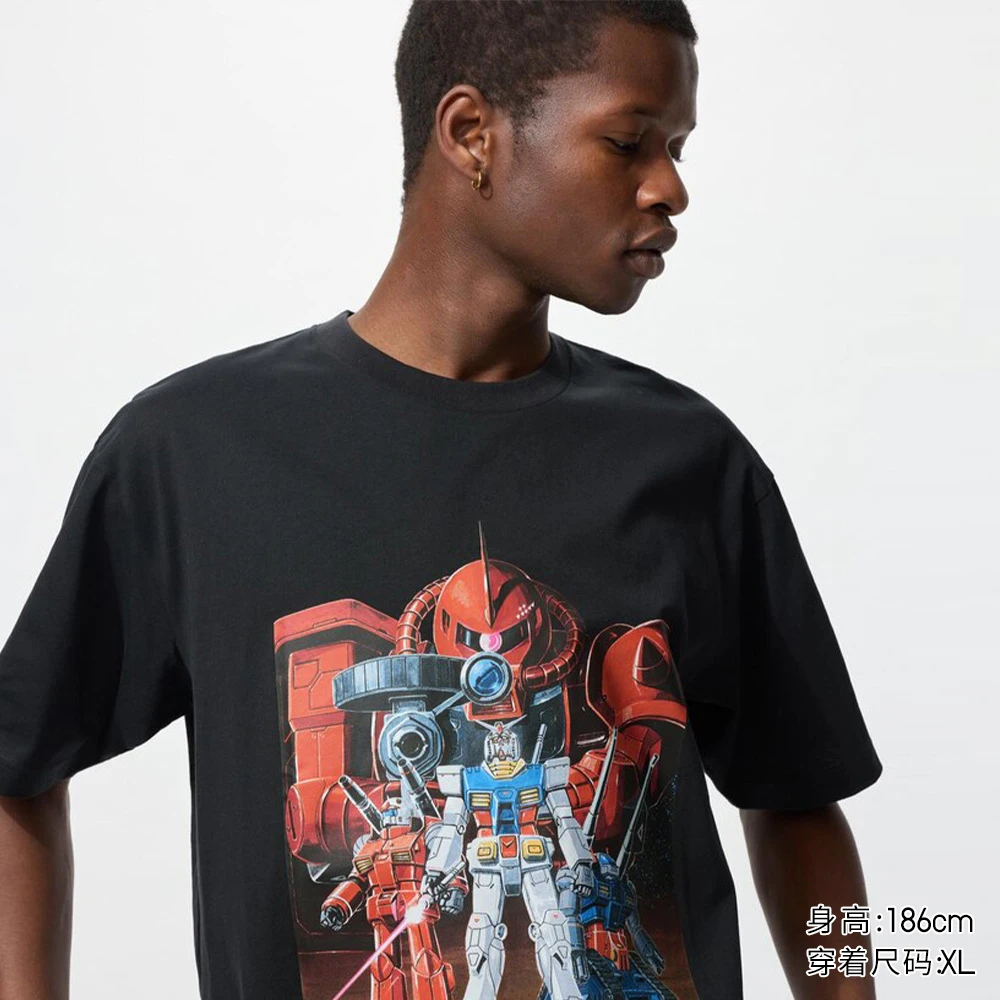 Футболка Gundam Zagu Xiaya Mobile Warrior с короткими рукавами и круглым вырезом, свободная хлопковая футболка большого размера с половиной рукавов
Футболка Gundam Zagu Xiaya Mobile Warrior с короткими рукавами и круглым вырезом, свободная хлопковая футболка большого размера с половиной рукавов