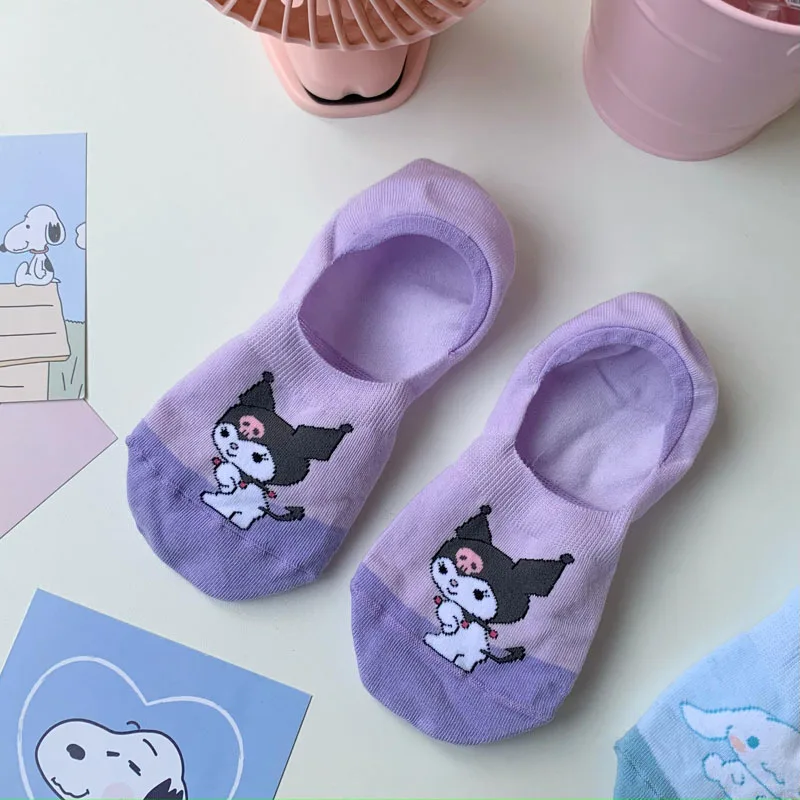 Sanrio Cinnamon Roll Kurome Melody Invisible Women's Boat Socks Kawaii Anime Cute Breathable Low-Waist Socks Shallow Mouth Socks
Sanrio Cinnamon Roll Kurome Melody Invisible Women's Boat Socks Kawaii Anime Cute Breathable Low-Waist Socks Shallow Mouth Socks