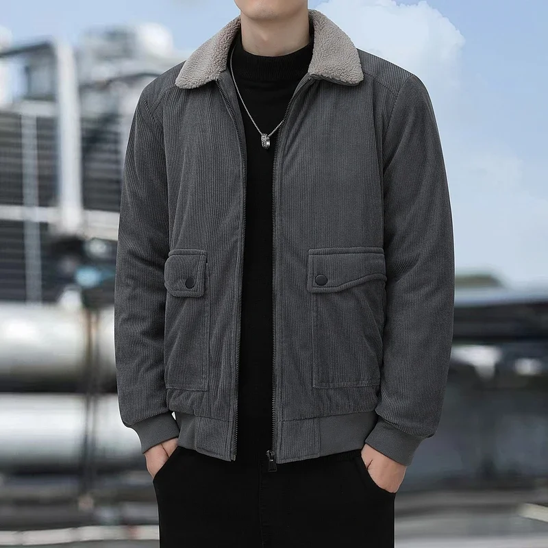 HNDTAZ Winter Men Jacket Casual Corduroy Parka Jackets Warm Thickened Fleece Jacket Men Fashion Windproof Parka Coat Streetwear
HNDTAZ Winter Men Jacket Casual Corduroy Parka Jackets Warm Thickened Fleece Jacket Men Fashion Windproof Parka Coat Streetwear