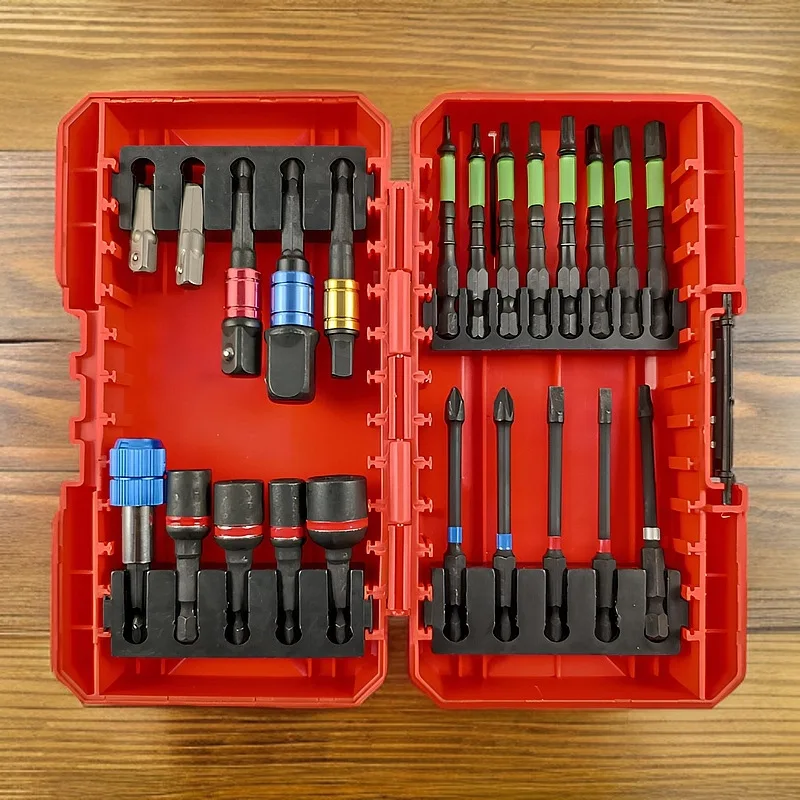 Portable 23-piece cross bit set electric screwdriver set hexagonal screwdriver set plum blossom magnetic screwdriver
Portable 23-piece cross bit set electric screwdriver set hexagonal screwdriver set plum blossom magnetic screwdriver