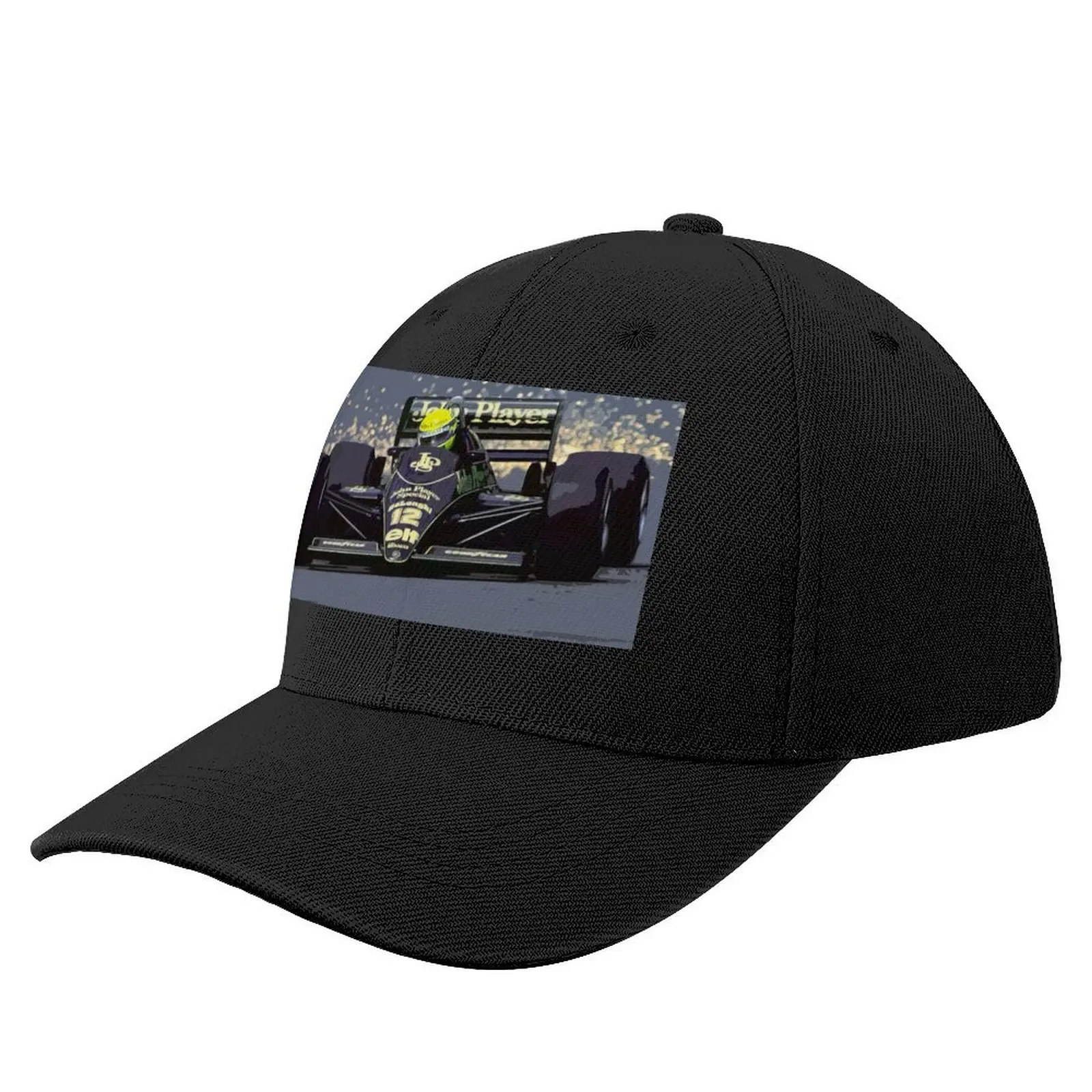 Ayrton Senna racing his 1985 97T F1 racecar Baseball Cap sailor cap for men Sports Cap Luxury Hat Trucker Hats For Men Women's
Ayrton Senna racing his 1985 97T F1 racecar Baseball Cap sailor cap for men Sports Cap Luxury Hat Trucker Hats For Men Women's