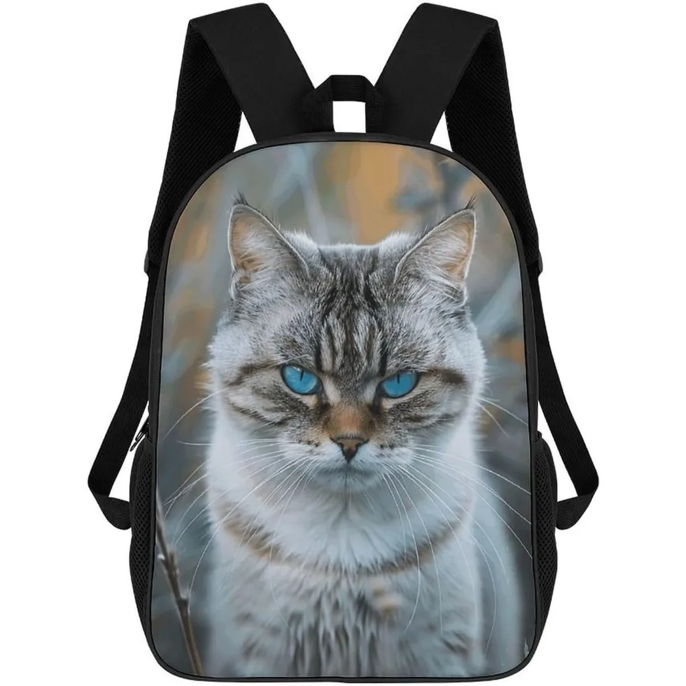 Gray And White Cat Bookbag - Ultra Lightweight Portable Backpack Work Travel Backpack For Men Women Fits 16 Inch Notebook
Gray And White Cat Bookbag - Ultra Lightweight Portable Backpack Work Travel Backpack For Men Women Fits 16 Inch Notebook