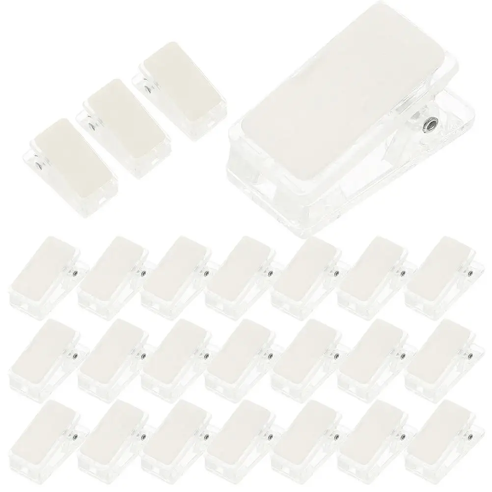35 pcs ID Holder Transparent Acrylic Self Adhesive Clip for Badge Card Name Tag Office School Wall Hanging Accessories Plastic
35 pcs ID Holder Transparent Acrylic Self Adhesive Clip for Badge Card Name Tag Office School Wall Hanging Accessories Plastic