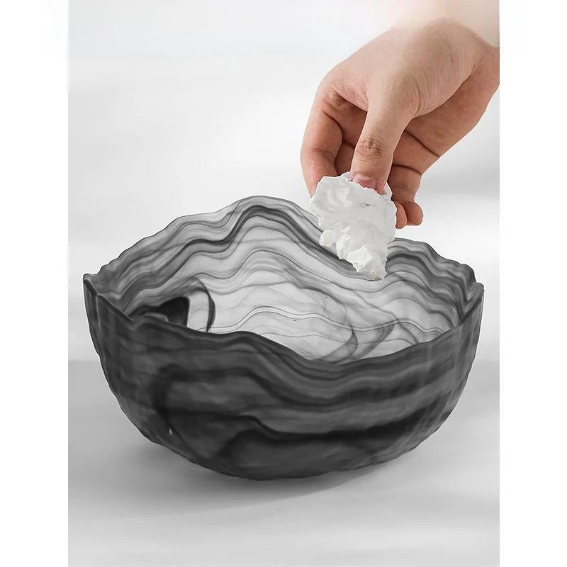 Ink And Water Egg Shape Desktop Trash Can Living Room Coffee Table Glass Home Dining Table Creative Storage Bucket Desktop
Ink And Water Egg Shape Desktop Trash Can Living Room Coffee Table Glass Home Dining Table Creative Storage Bucket Desktop