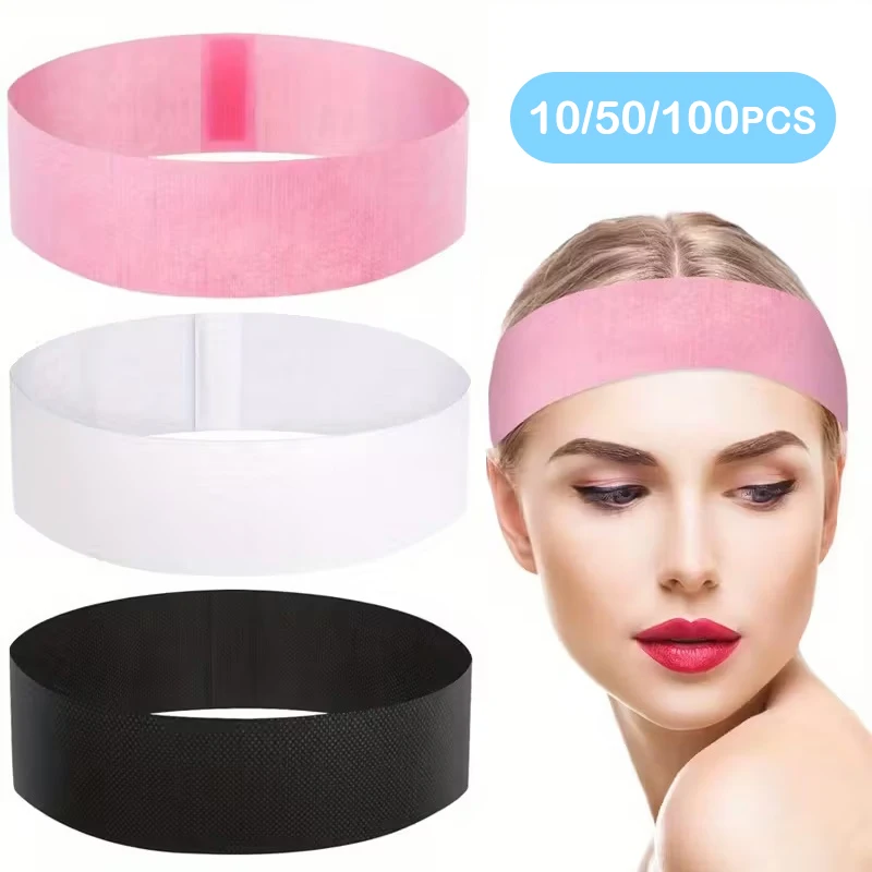 10/50/100pcs Disposable Headbands Spa Salon Facial Headband Black White Pink Elastic Adjustable Magic Tape Skincare Accessory
10/50/100pcs Disposable Headbands Spa Salon Facial Headband Black White Pink Elastic Adjustable Magic Tape Skincare Accessory