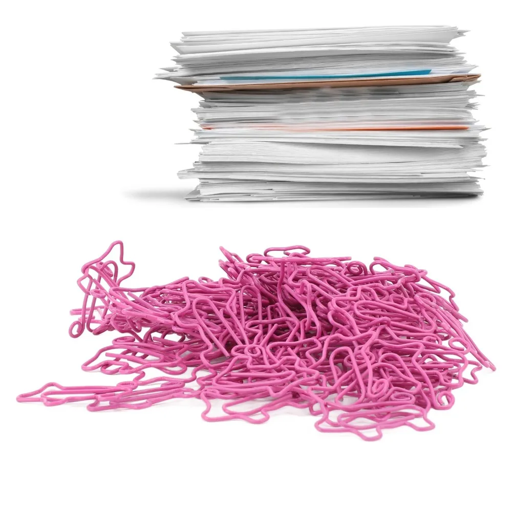 100pcs Pig Shaped Pig Shaped Paper Clips Plastic-coated Metal with Storage Box Cute Pig Shaped Paper Clips Small Size 2.7*2cm
100pcs Pig Shaped Pig Shaped Paper Clips Plastic-coated Metal with Storage Box Cute Pig Shaped Paper Clips Small Size 2.7*2cm