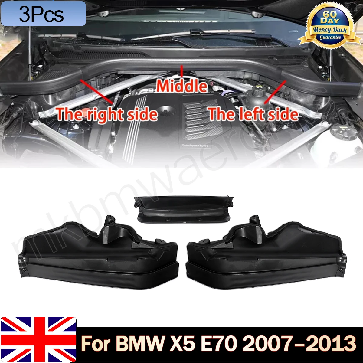 3 шт. верхняя крышка отсека двигателя, перегородка для BMW X5 X6 E70 E71 07-14
3 шт. верхняя крышка отсека двигателя, перегородка для BMW X5 X6 E70 E71 07-14