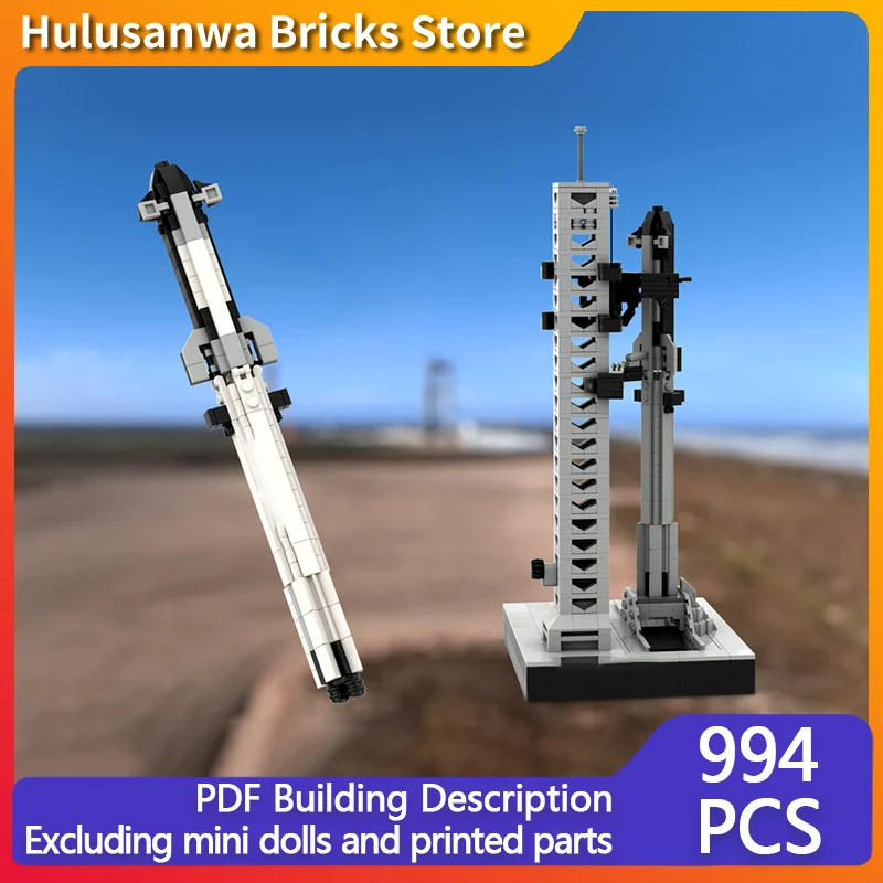 SpaceX Starship Launch Site Model MOC Building Bricks War Equipment Modular Technology Gifts Holiday Assemble Children Toys Suit
SpaceX Starship Launch Site Model MOC Building Bricks War Equipment Modular Technology Gifts Holiday Assemble Children Toys Suit