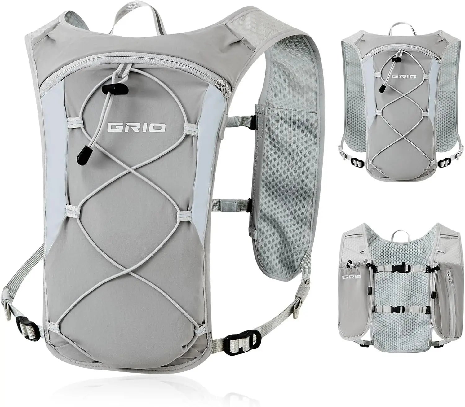 Hydration Running Vest for Women Men, 1.5L Water Backpack for Hiking Marathon Trail Cycling, Lightweight Breathable Reflective
Hydration Running Vest for Women Men, 1.5L Water Backpack for Hiking Marathon Trail Cycling, Lightweight Breathable Reflective