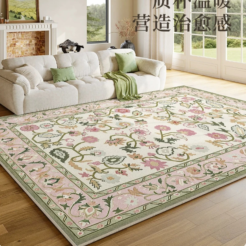 Retro Style Bedroom Decor Large Carpet Flower Pattern Carpets for Living Room Fluffy Soft Lounge Floor Mat Thick Plush Study Rug
Retro Style Bedroom Decor Large Carpet Flower Pattern Carpets for Living Room Fluffy Soft Lounge Floor Mat Thick Plush Study Rug