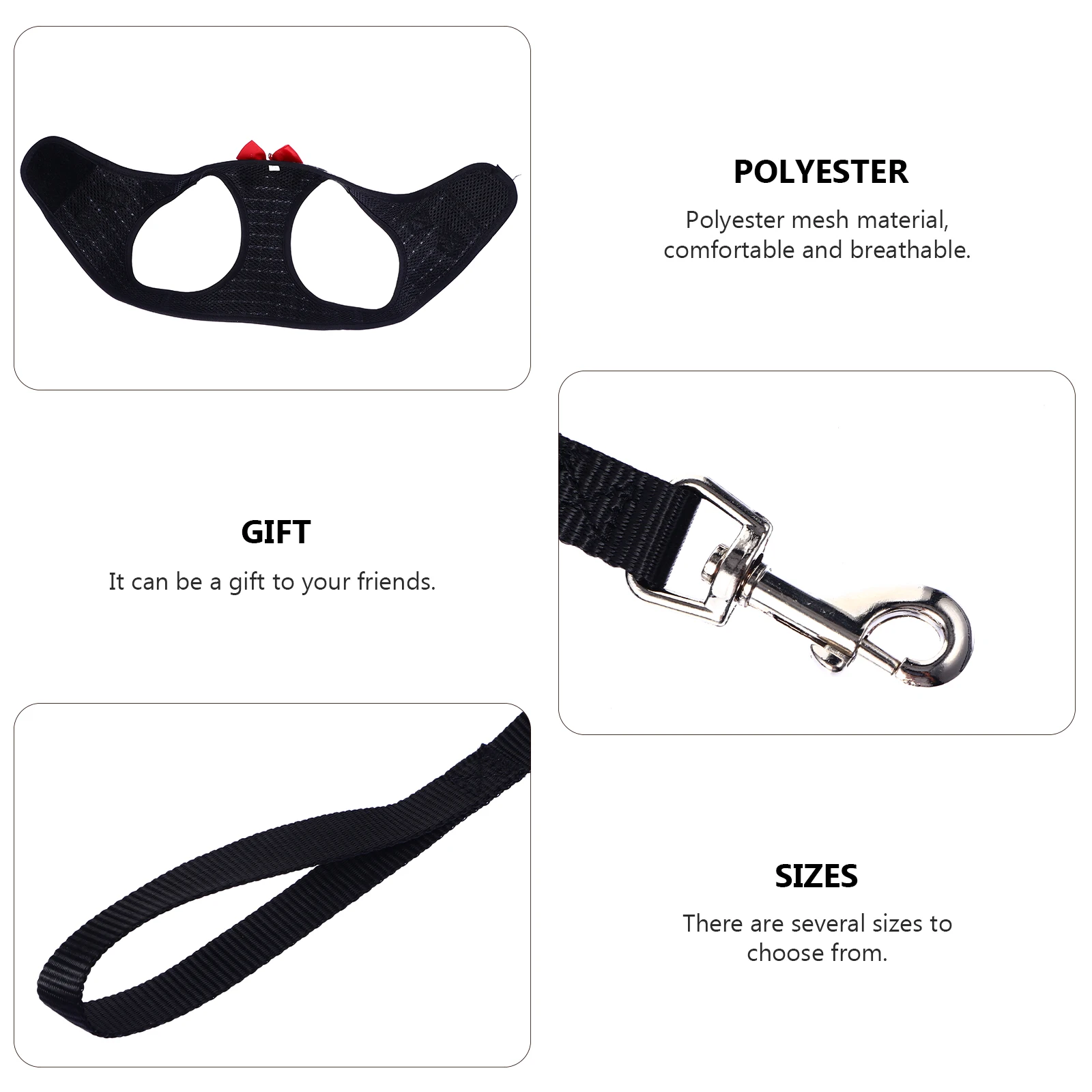 Chest Strap Cat Rope Set Puppy Harness Leash Pet Walking Vest Small Animals Premium Material Sturdy Durable Fashionable
Chest Strap Cat Rope Set Puppy Harness Leash Pet Walking Vest Small Animals Premium Material Sturdy Durable Fashionable
