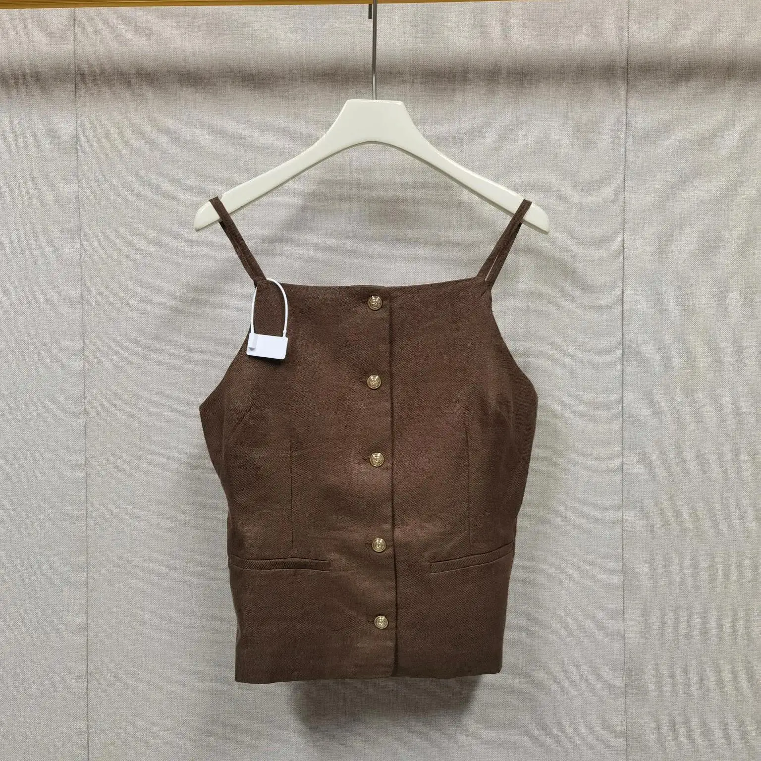 Summer Vintage Linen Slim Fit Strap Vest Top High Waist Wide Leg Pants Set Women's Fashion Casual Wear High Waist
Summer Vintage Linen Slim Fit Strap Vest Top High Waist Wide Leg Pants Set Women's Fashion Casual Wear High Waist