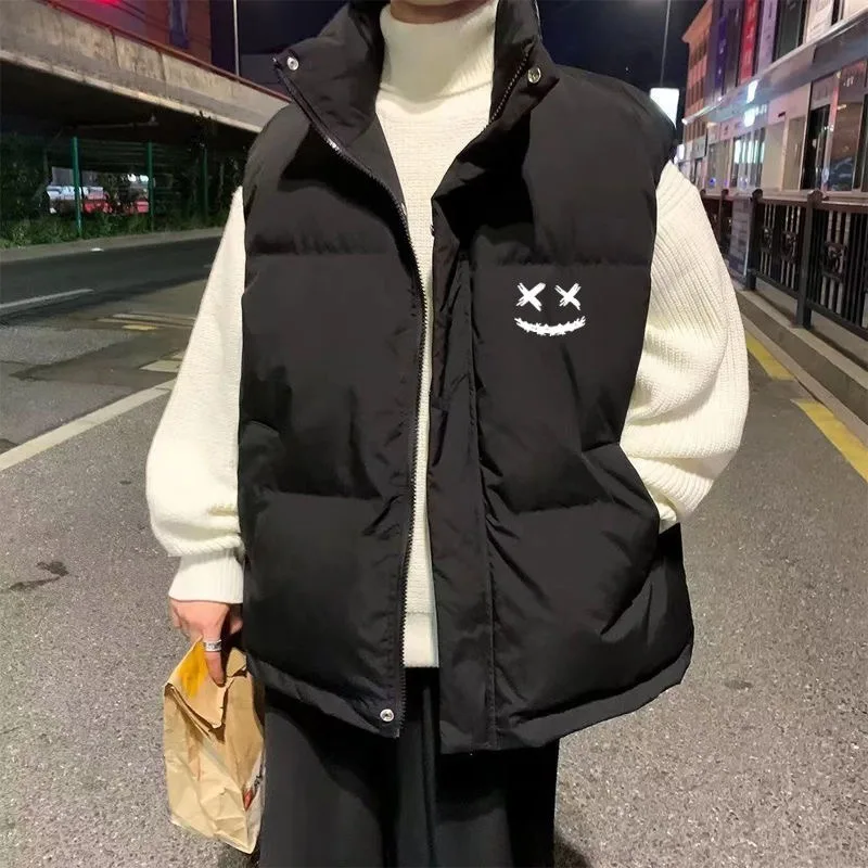 Thick winter cotton vest for boys and teenagers, high street ulzzang warm jacket, fashionable and versatile loose shoulder bread
Thick winter cotton vest for boys and teenagers, high street ulzzang warm jacket, fashionable and versatile loose shoulder bread