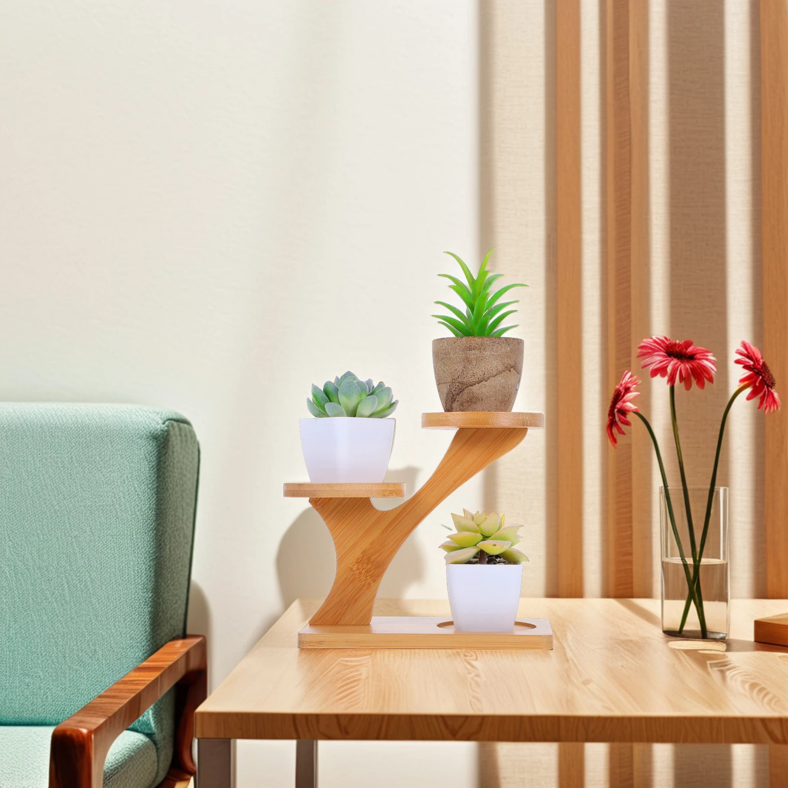 2Pcs Bamboo Tray Small Planter Base Retro Style Plant Stand for Garden Balcony Office Decor Desktop Flower Display Shelf
2Pcs Bamboo Tray Small Planter Base Retro Style Plant Stand for Garden Balcony Office Decor Desktop Flower Display Shelf