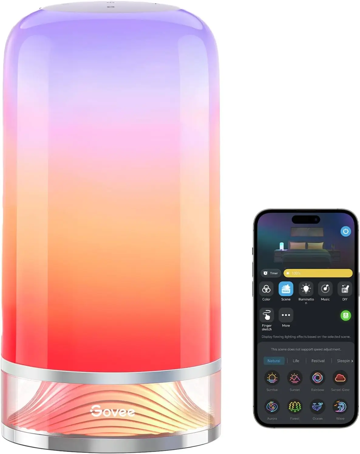 Smart Table Lamp 2 with RGBIC, Touch Control, Compatible with Alexa & Matter for Bedroom Living Room
Smart Table Lamp 2 with RGBIC, Touch Control, Compatible with Alexa & Matter for Bedroom Living Room