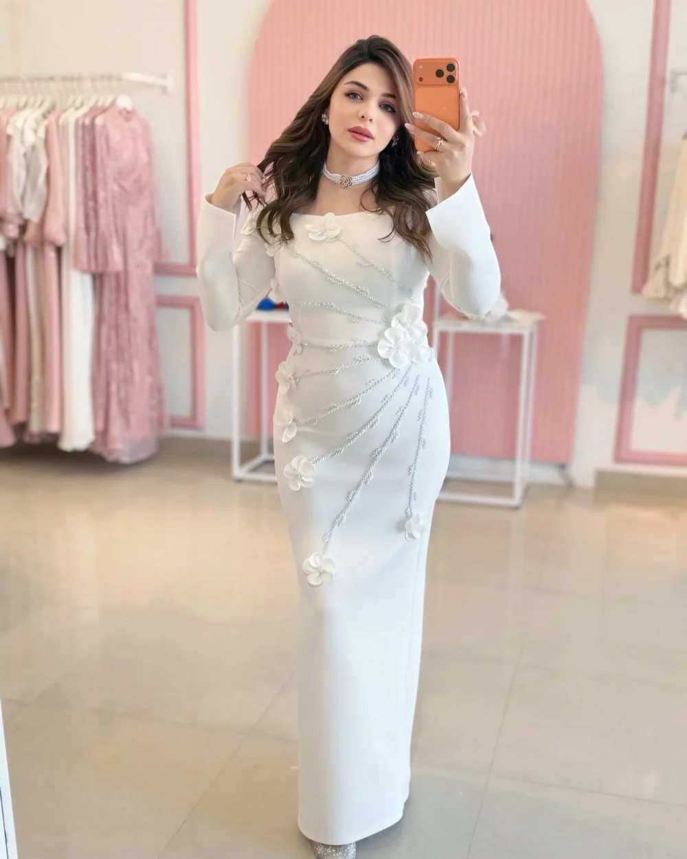 Customized Elegant Classic Women Jersey Handmade Flower Beading Sheath Evening Dresses High Quality Off-the-shoulder Party Gowns
Customized Elegant Classic Women Jersey Handmade Flower Beading Sheath Evening Dresses High Quality Off-the-shoulder Party Gowns