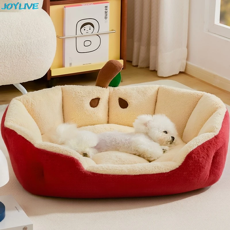 Joylive Cute Apple Shaped Dog Nest Cat Nest Four Seasons Universal Small Dog Bed Sofa Cat Nest Autumn/Winter Warmth 2025 New
Joylive Cute Apple Shaped Dog Nest Cat Nest Four Seasons Universal Small Dog Bed Sofa Cat Nest Autumn/Winter Warmth 2025 New