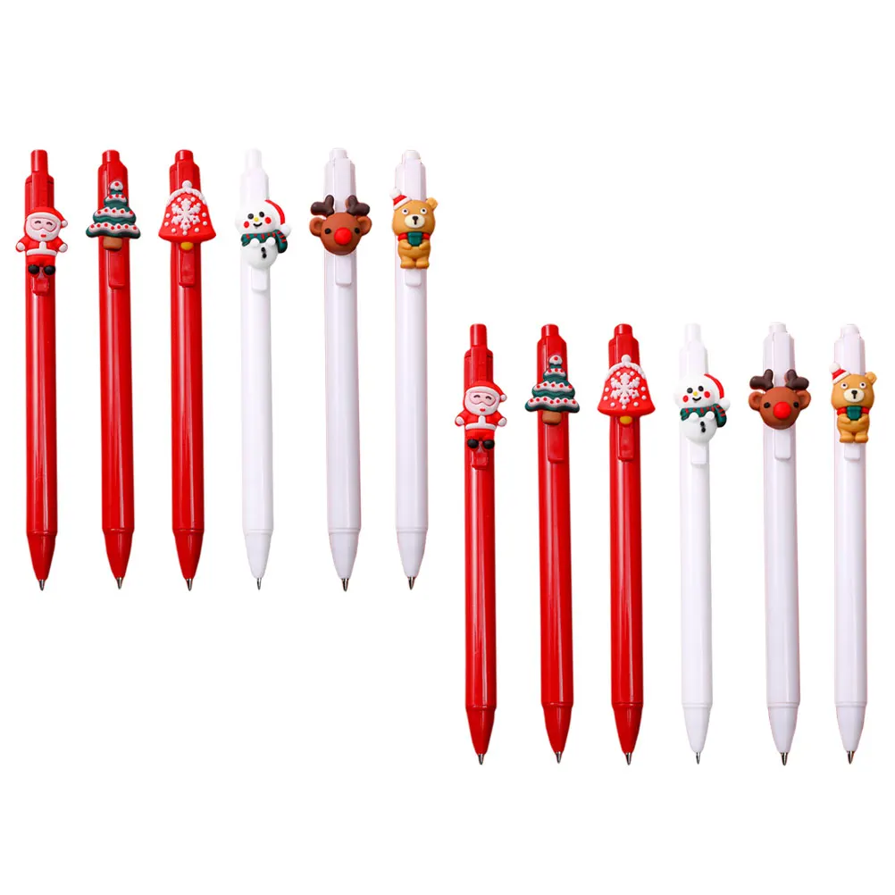 12 Pcs Christmas theme Pens Black Type Plastic Pen Student Office Supplies Cartoon Design Creative Gift
12 Pcs Christmas theme Pens Black Type Plastic Pen Student Office Supplies Cartoon Design Creative Gift