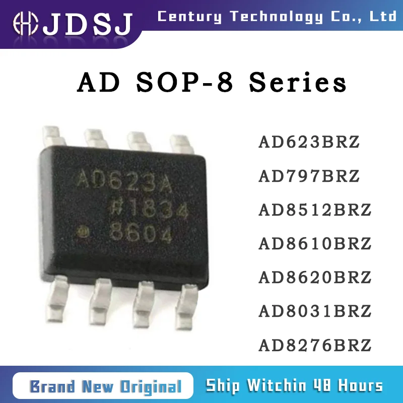 5PCS AD623BRZ AD797BRZ AD8512BRZ AD8610BRZ AD8620BRZ AD8031BRZ AD8276BRZ SOP-8 Brand New Original IC Chip
5PCS AD623BRZ AD797BRZ AD8512BRZ AD8610BRZ AD8620BRZ AD8031BRZ AD8276BRZ SOP-8 Brand New Original IC Chip