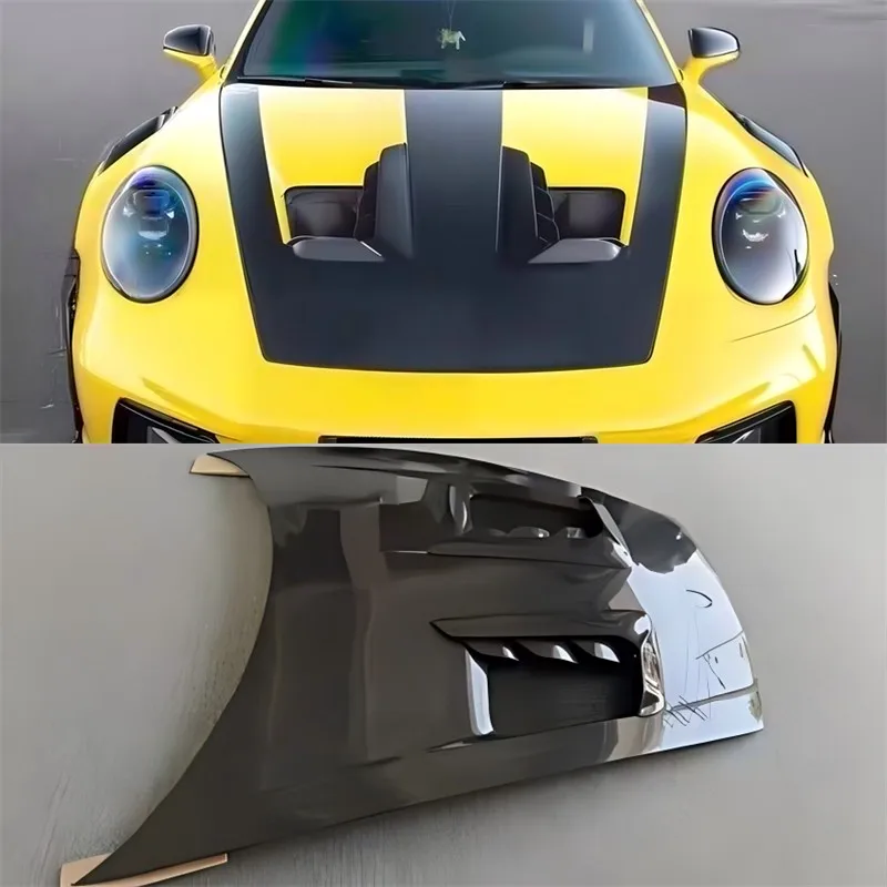 For Porsche 911 992 GT3RS 2019-2025 Real Dry Carbon Fiber Hood Engine Cover Hood Car Headliner Hood Cover Upgrade Auto Parts Kit
For Porsche 911 992 GT3RS 2019-2025 Real Dry Carbon Fiber Hood Engine Cover Hood Car Headliner Hood Cover Upgrade Auto Parts Kit