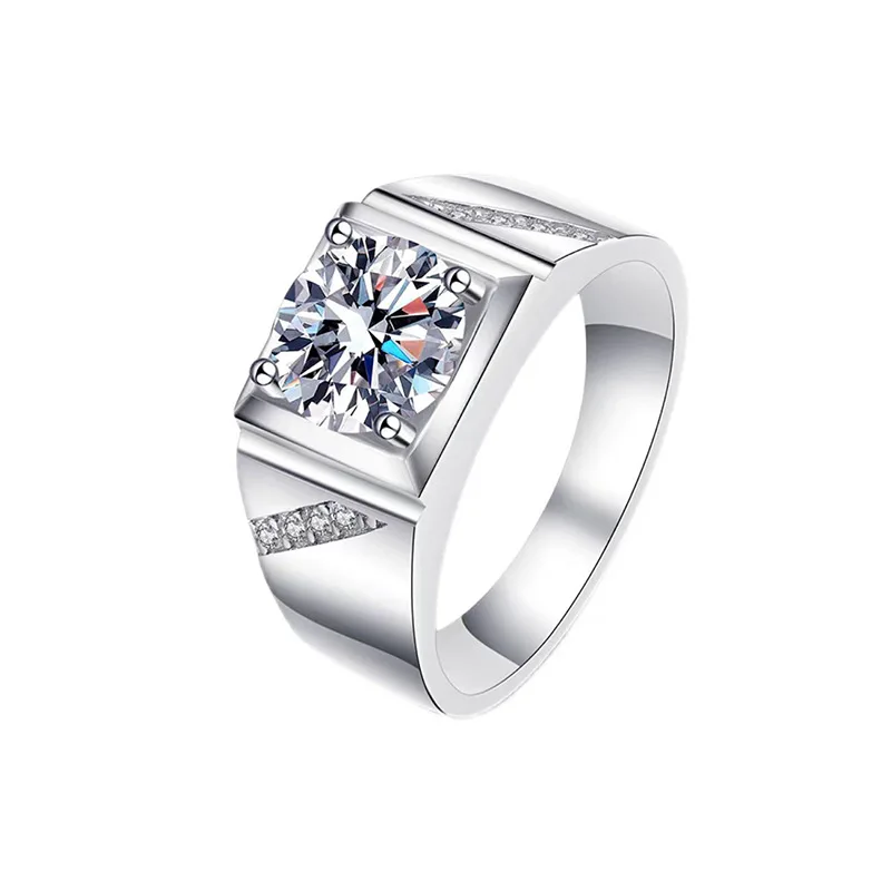 Designer Jewelry Mens 18K White Gold VVS1 5Carat D Color Moissanite Diamond Prong Setting Luxury Quality Channeling Style Rings
Designer Jewelry Mens 18K White Gold VVS1 5Carat D Color Moissanite Diamond Prong Setting Luxury Quality Channeling Style Rings