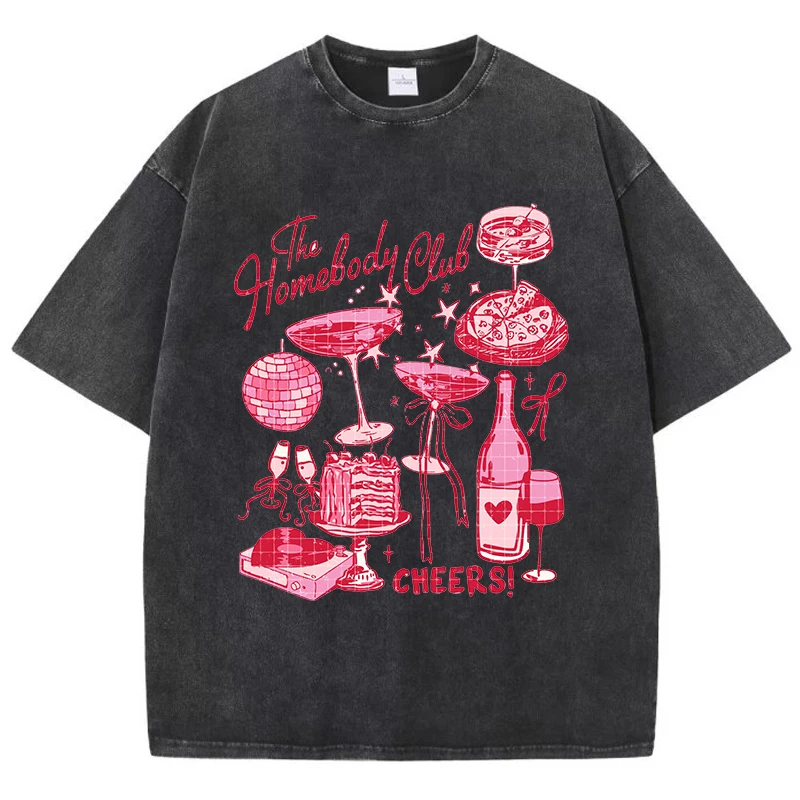 The Home Body Club Prints Washed T-Shirt Women Cotton Oversize T Shirt O-Neck Comfortable Distressed Tops Summer Woman Clothes
The Home Body Club Prints Washed T-Shirt Women Cotton Oversize T Shirt O-Neck Comfortable Distressed Tops Summer Woman Clothes