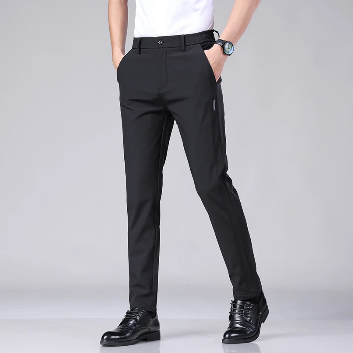 Dry Quickly Autumn Casual Pants Men Business Stretch Slim Elastic Waist Jogger Outdoors Korean Classic Grey Black Trousers Pants
Dry Quickly Autumn Casual Pants Men Business Stretch Slim Elastic Waist Jogger Outdoors Korean Classic Grey Black Trousers Pants