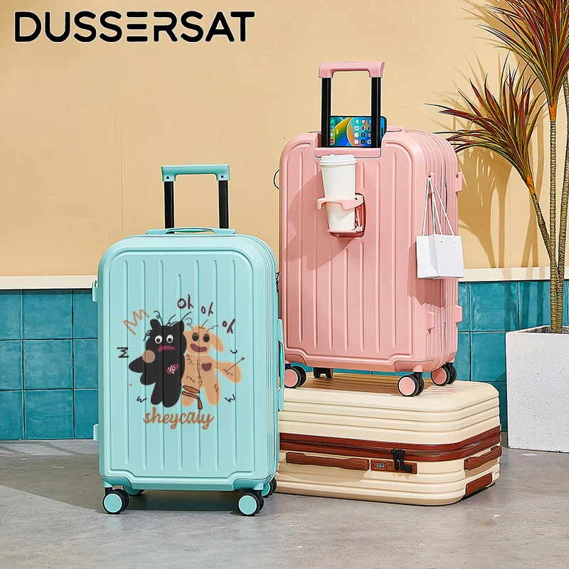 Suitcase Durable ABS+PC Cartoon Luggage 20/22/24/26/28 Inch, Scratch-Resistant Surface & 360° Silent Wheels for Long Trips
Suitcase Durable ABS+PC Cartoon Luggage 20/22/24/26/28 Inch, Scratch-Resistant Surface & 360° Silent Wheels for Long Trips