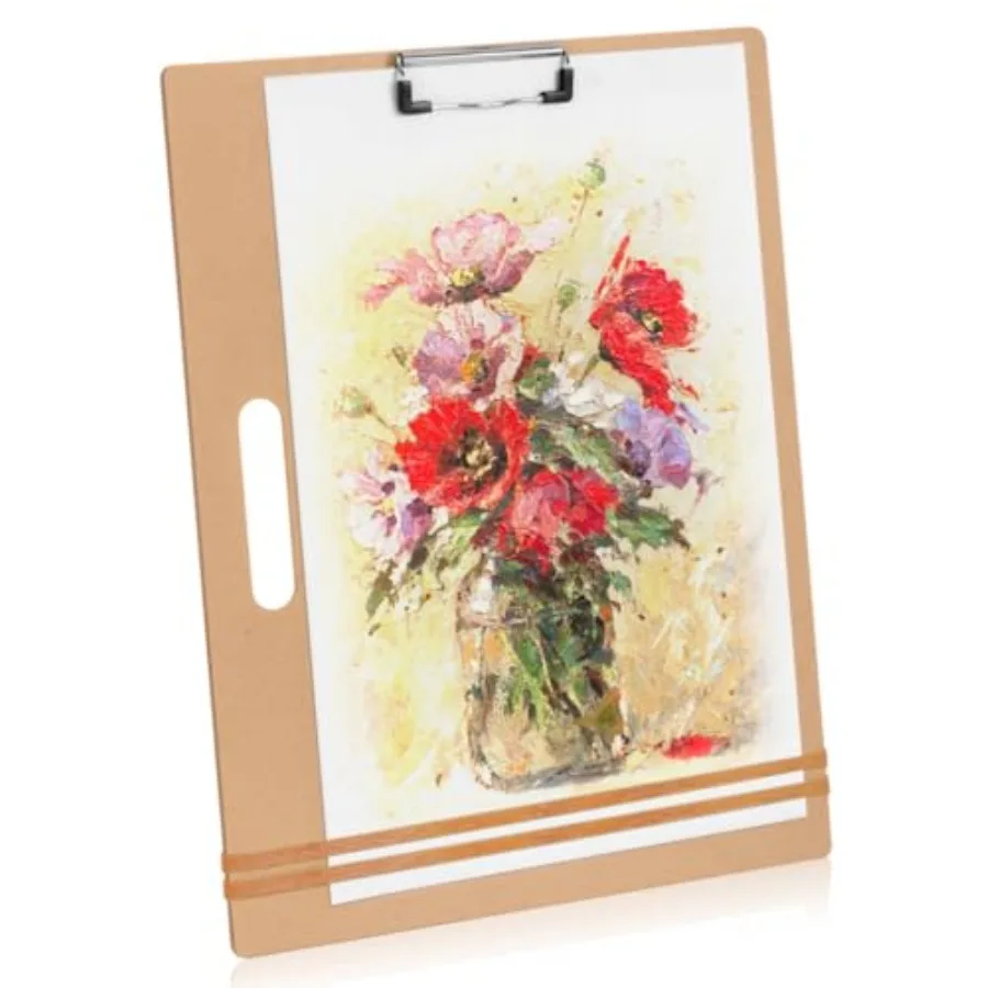 13" x 17" Artist Sketch Board with Handle - Portable Clipboard for Painting and Drawing, Art Supplies for Adults by
13" x 17" Artist Sketch Board with Handle - Portable Clipboard for Painting and Drawing, Art Supplies for Adults by