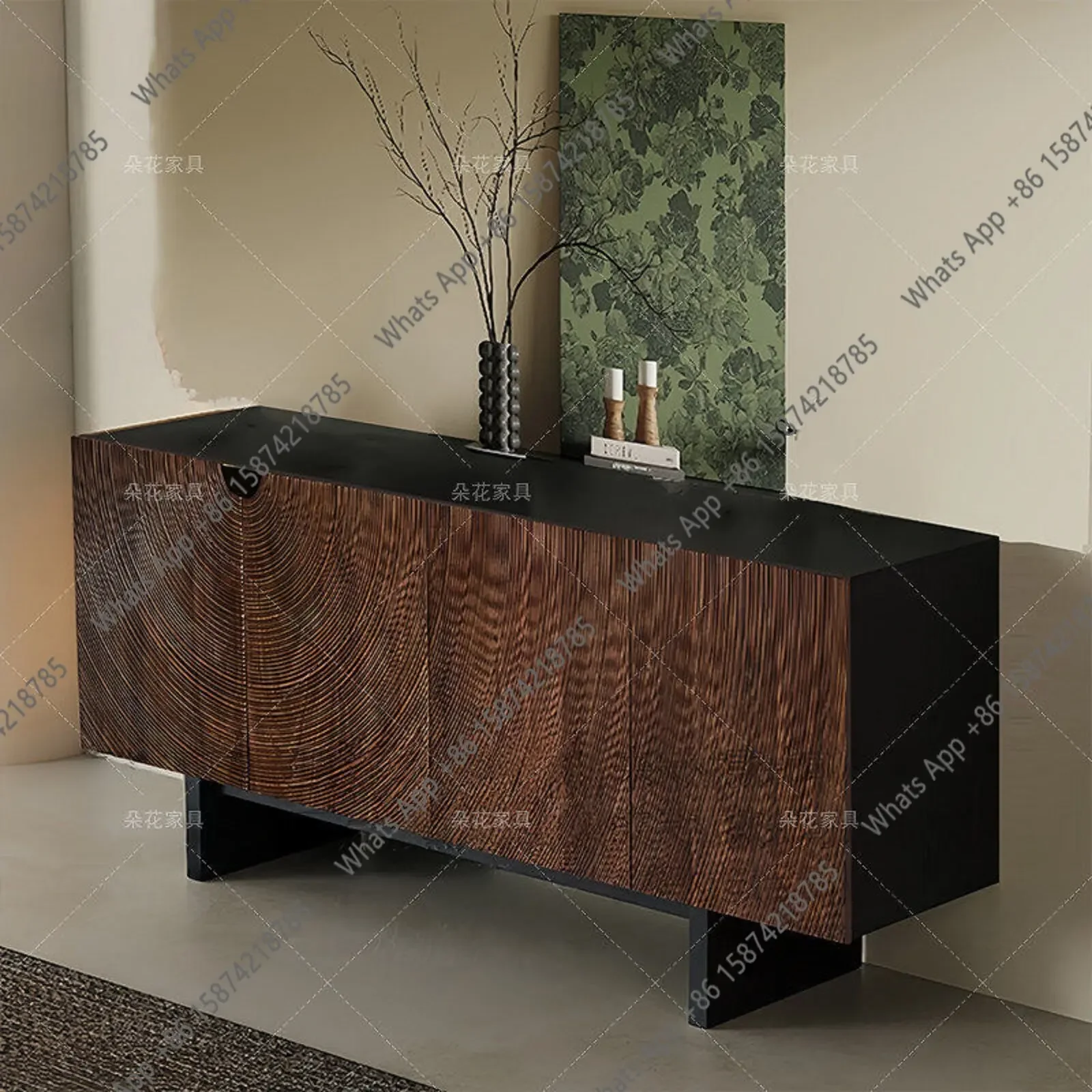 LlNordic North American Black Walnut Dining Side Cabinet Entry Porch Cabinet Solid Wood Carving Living Room Storage New Models
LlNordic North American Black Walnut Dining Side Cabinet Entry Porch Cabinet Solid Wood Carving Living Room Storage New Models