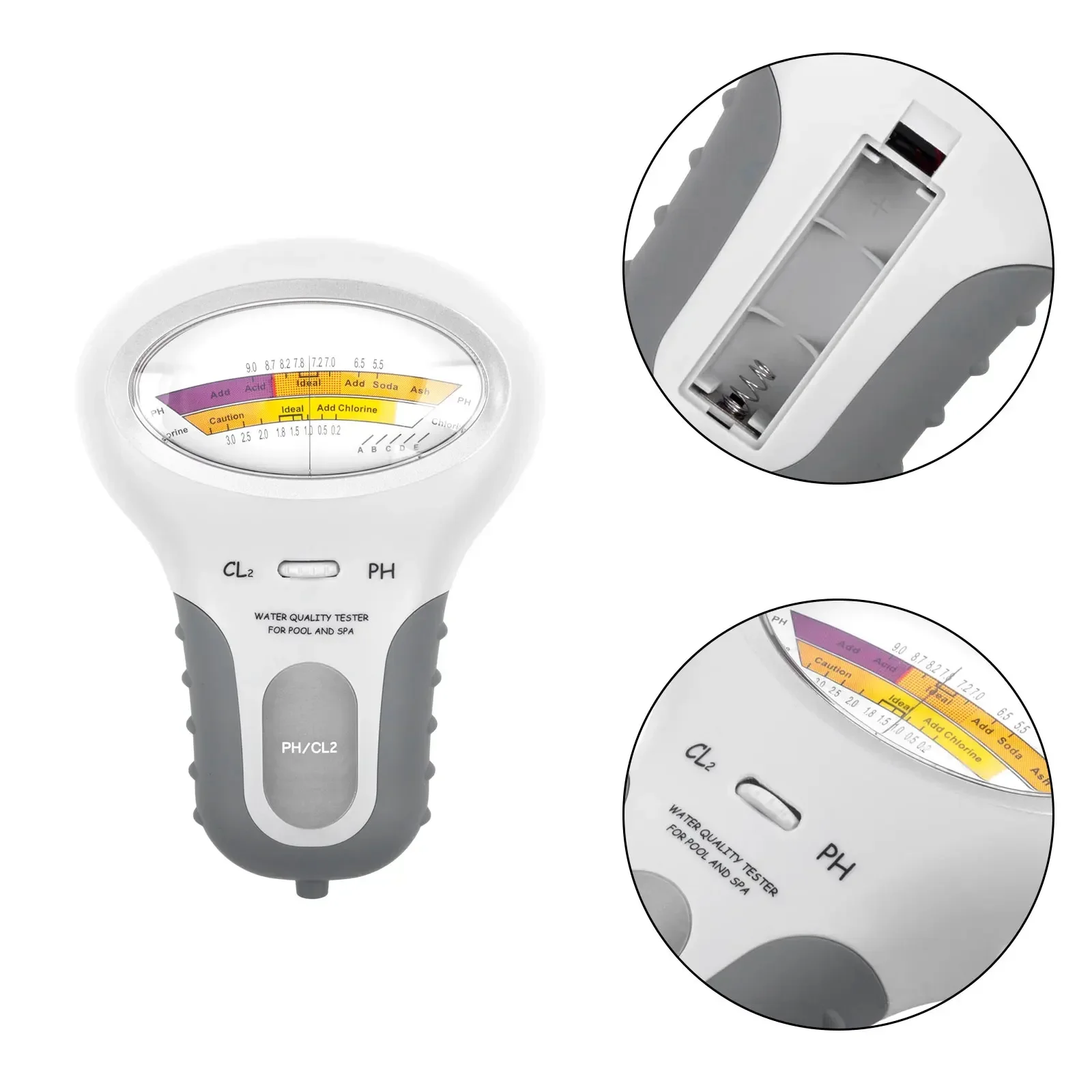 ////// Water Quality CL2&PH Aquarium 666 Chlorine Tester ///// Level Meter For Swimming ///// Pool Spa Aquarium
////// Water Quality CL2&PH Aquarium 666 Chlorine Tester ///// Level Meter For Swimming ///// Pool Spa Aquarium