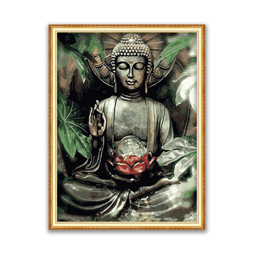 Region Buddha DIY Embroidery Cross Stitch 11CT Kits Craft Needlework Set Printed Canvas Cotton Thread Home Decoration On Sale
Region Buddha DIY Embroidery Cross Stitch 11CT Kits Craft Needlework Set Printed Canvas Cotton Thread Home Decoration On Sale