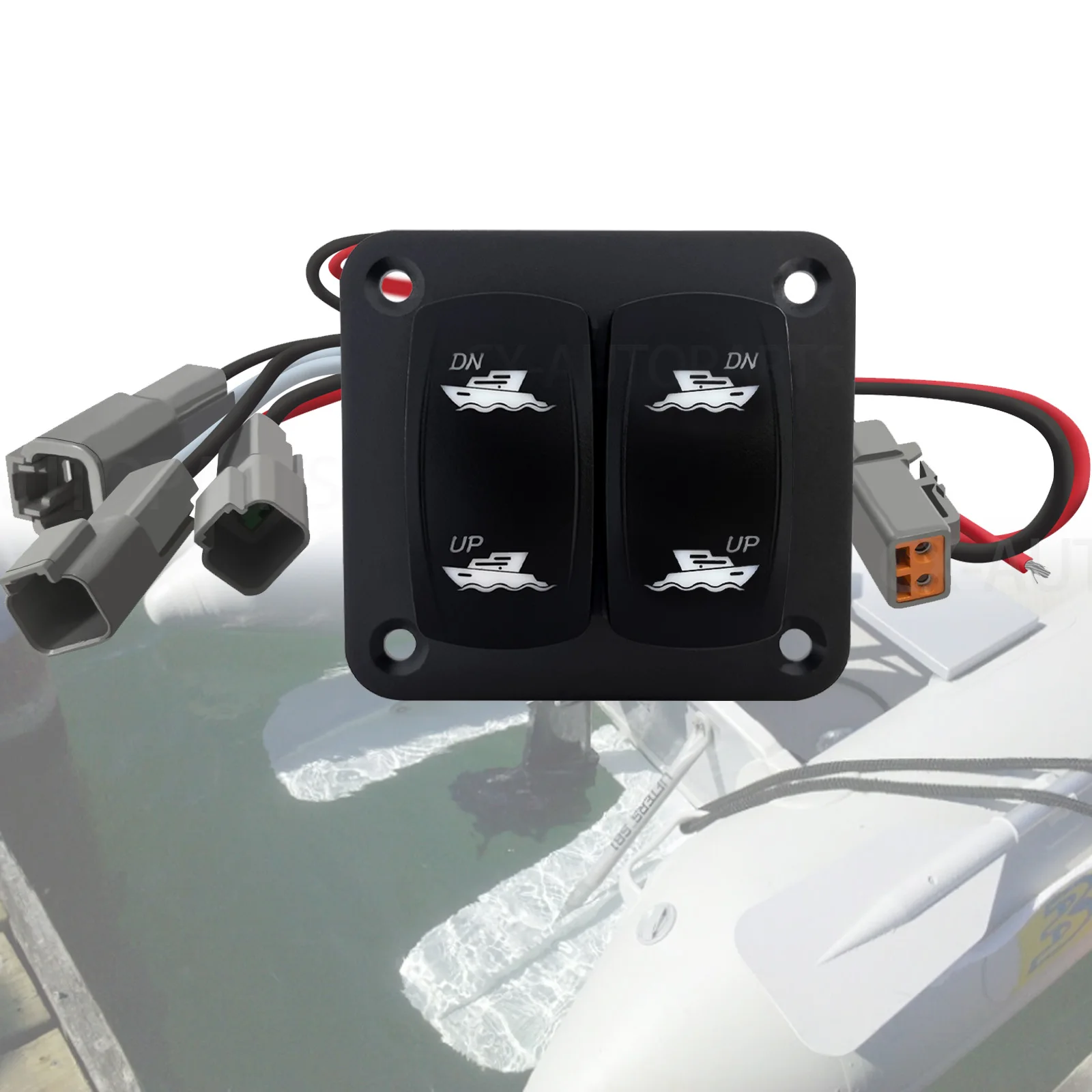 Панель переключателей накладки отделки 12 В-24 В вверх и вниз, 3-позиционная мгновенная тумблерная панель морского переключателя для Лодка Корабль Судно Яхта Водонепроницаемый
Панель переключателей накладки отделки 12 В-24 В вверх и вниз, 3-позиционная мгновенная тумблерная панель морского переключателя для Лодка Корабль Судно Яхта Водонепроницаемый