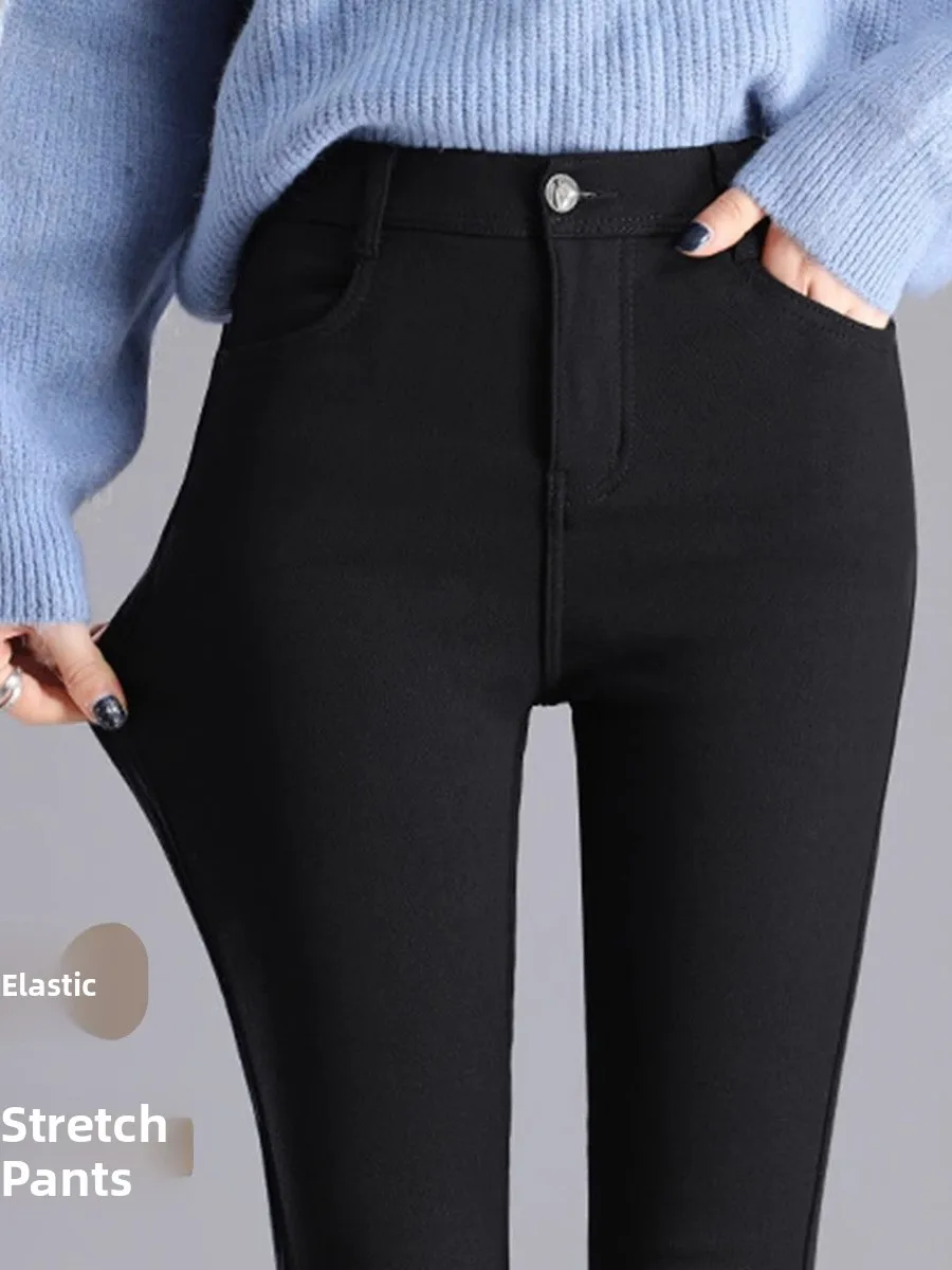 High Waist Slim Fit Pants Women's Spring Autumn Thin Elastic Waist Casual Loose Slimming Magic Long Pants Seven/Nine Length
High Waist Slim Fit Pants Women's Spring Autumn Thin Elastic Waist Casual Loose Slimming Magic Long Pants Seven/Nine Length