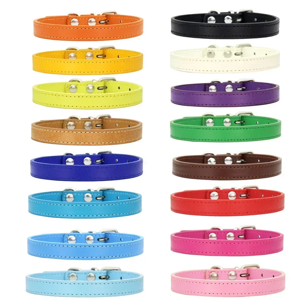 Colorful Leather Puppy Cat Collar Cute Kitten Necklace Name Personalized Collar for Cats Dogs Pet Supplies Accessories Harness
Colorful Leather Puppy Cat Collar Cute Kitten Necklace Name Personalized Collar for Cats Dogs Pet Supplies Accessories Harness