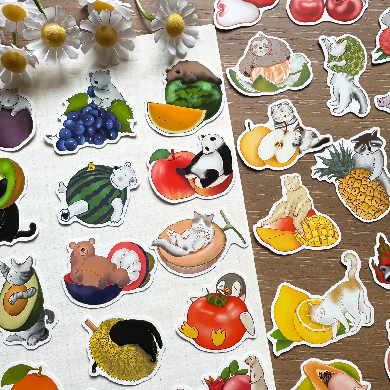 Cute Cartoon Animal Fruit Stickers DIY Decorative Decals for Phone Case Guka Card Notebook Journal Scrapbook
Cute Cartoon Animal Fruit Stickers DIY Decorative Decals for Phone Case Guka Card Notebook Journal Scrapbook