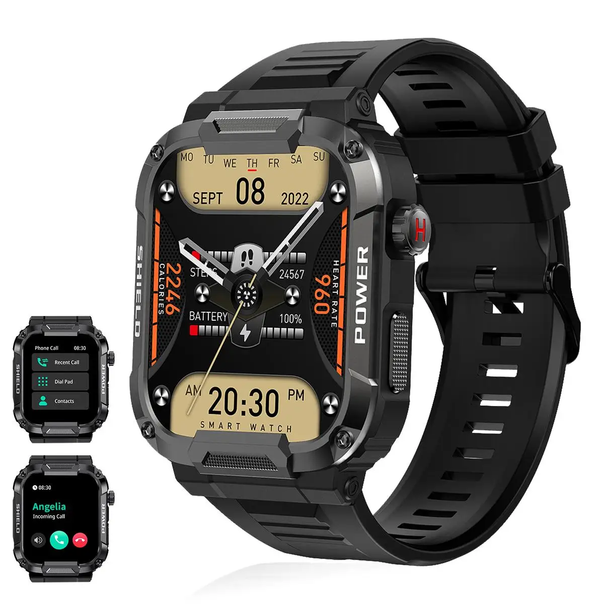 1.85 inch Outdoor Military Smart Watch Men Bluetooth Call Smartwatch Waterproof Sports Fitness Watches for Android IOS
1.85 inch Outdoor Military Smart Watch Men Bluetooth Call Smartwatch Waterproof Sports Fitness Watches for Android IOS