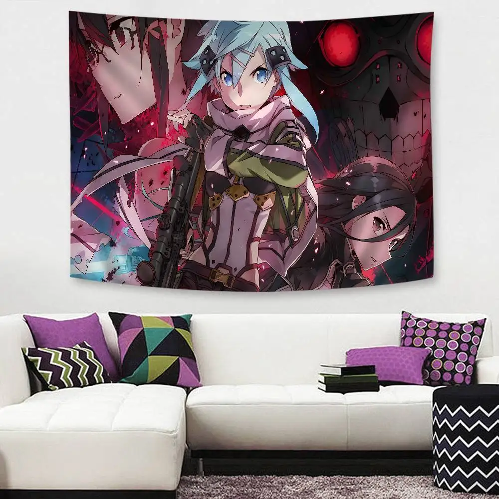 Japan S-Sword Art O-Online Printed Large Wall Tapestry Indian Buddha Wall Decoration Witchcraft Bohemian Hippie Wall Art Decor
Japan S-Sword Art O-Online Printed Large Wall Tapestry Indian Buddha Wall Decoration Witchcraft Bohemian Hippie Wall Art Decor