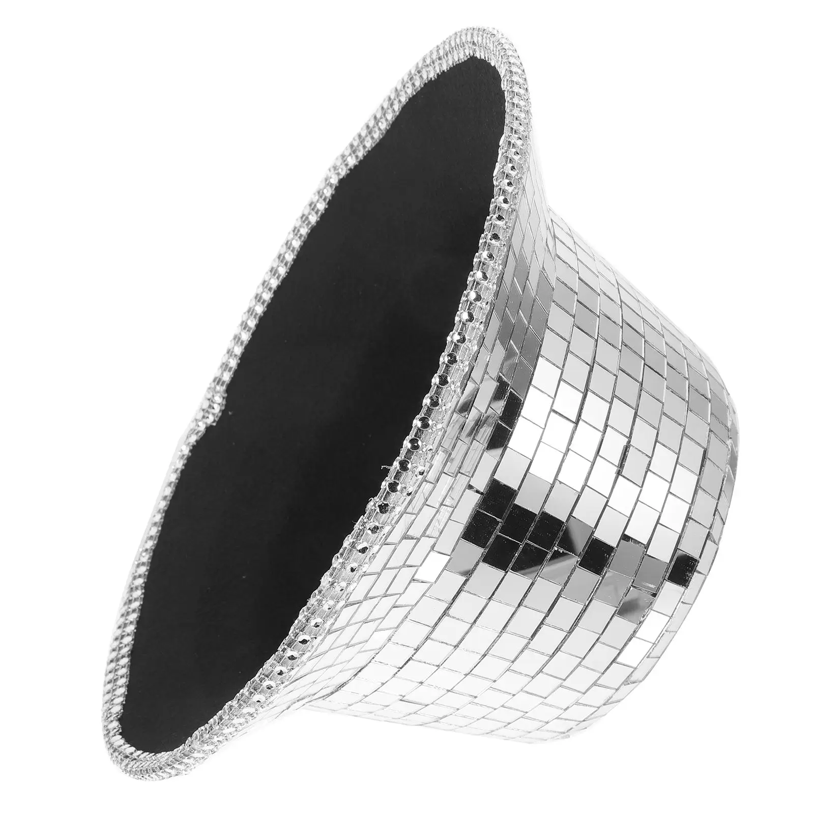 Mirror Bucket Hat Silver Reflective Bling Party Women Sun Hat Mirror Embellished Tile Ball Cap Cloth
Mirror Bucket Hat Silver Reflective Bling Party Women Sun Hat Mirror Embellished Tile Ball Cap Cloth