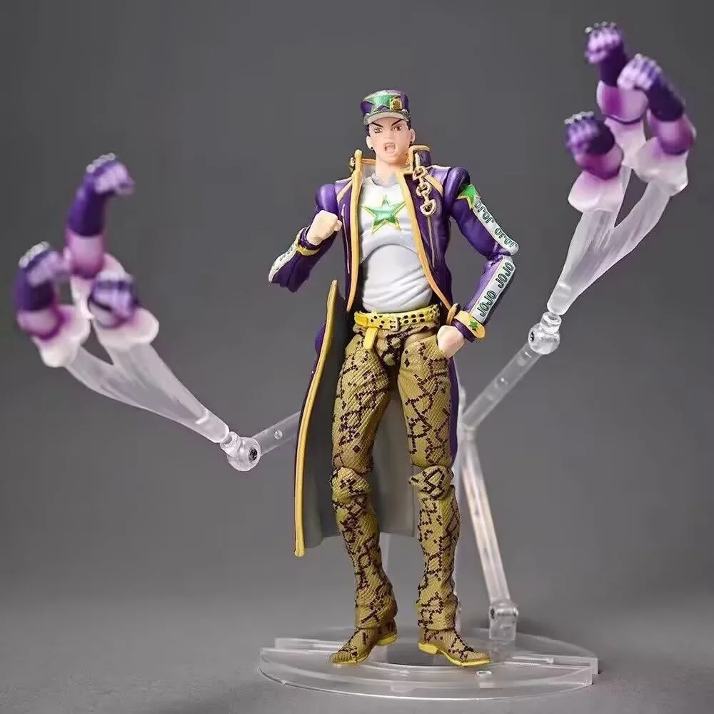 JoJo's Bizarre Adventure Action Figures Stone Ocean Jotaro Kujo Statue 16cm Purple Coat PVC Collectible Movable Figure Toys Gift
JoJo's Bizarre Adventure Action Figures Stone Ocean Jotaro Kujo Statue 16cm Purple Coat PVC Collectible Movable Figure Toys Gift