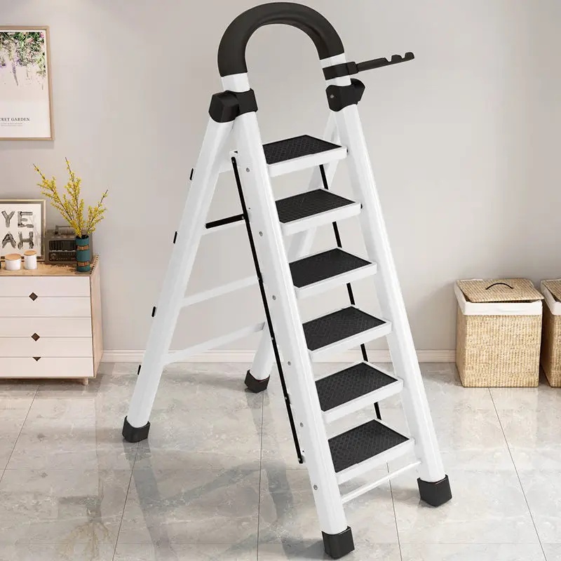 New Ladder Household Folding Ladder Thickened Carbon Steel Herringbone Ladder Mobile Staircase Telescopic
New Ladder Household Folding Ladder Thickened Carbon Steel Herringbone Ladder Mobile Staircase Telescopic