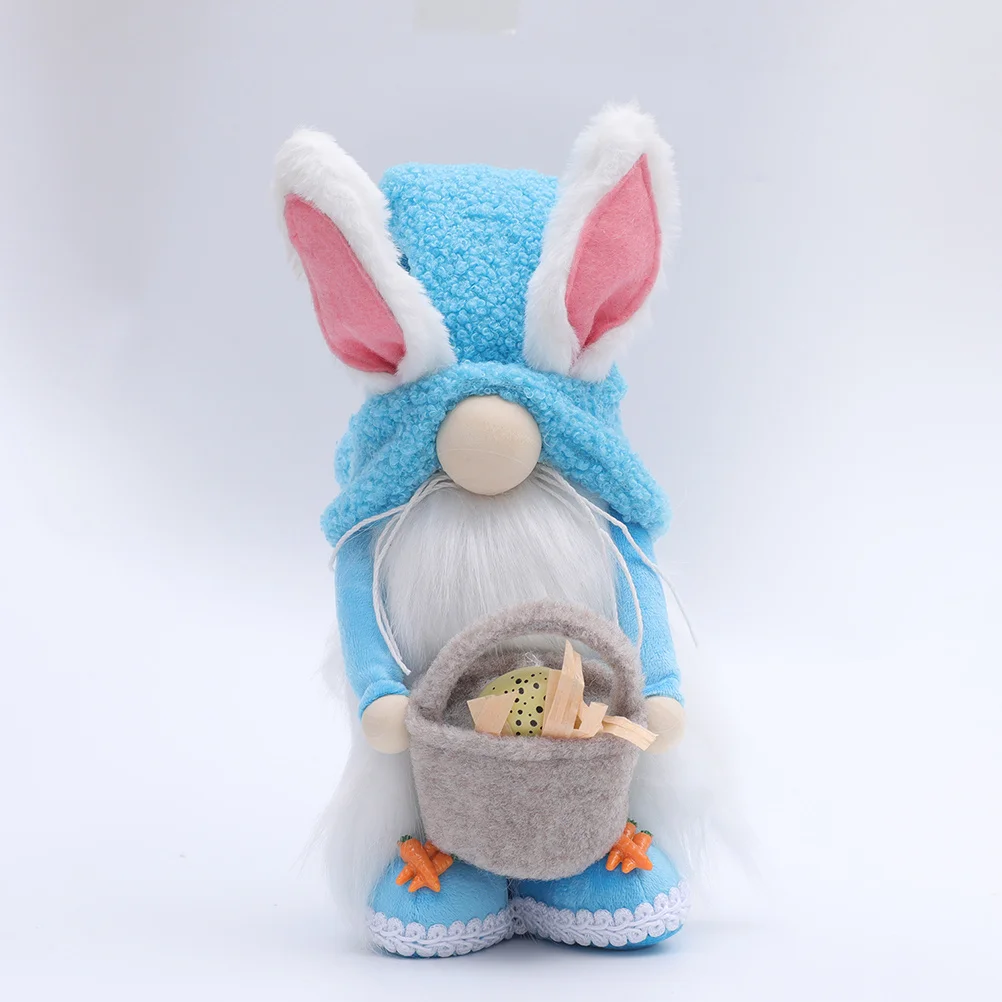 Lovely Rabbit Gnome Ornament 1 Piece Easter Themed Decor Small Adorable Desktop Figure for Party Home Office Holiday Display
Lovely Rabbit Gnome Ornament 1 Piece Easter Themed Decor Small Adorable Desktop Figure for Party Home Office Holiday Display
