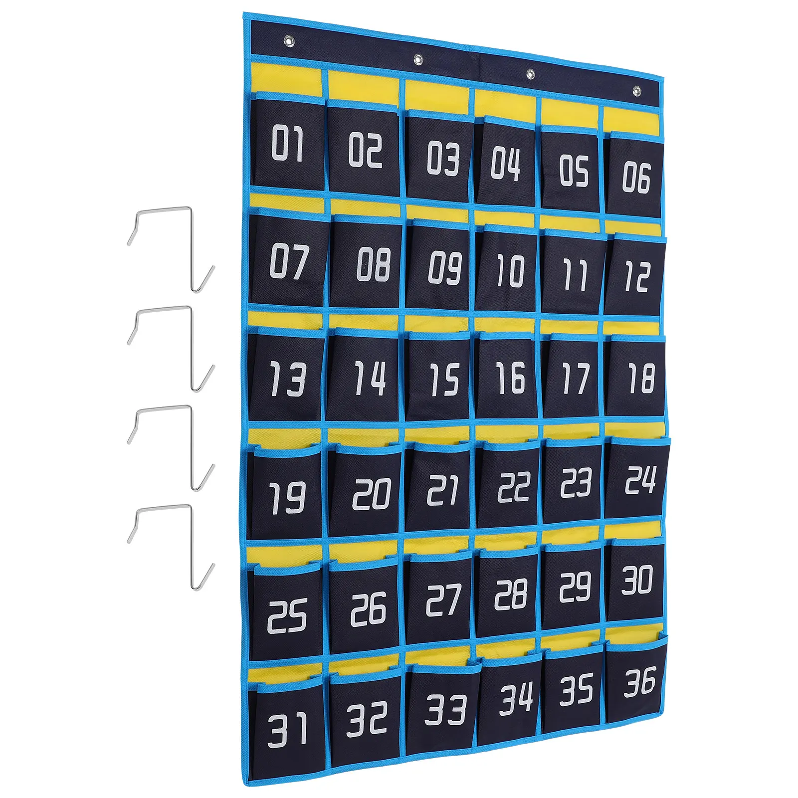 Hanging Storage Pockets Wall Bag Phone Holder Classroom Organizer Non Woven Fabric Thick Plating Enlarged Pocket Numbered Codes 
Hanging Storage Pockets Wall Bag Phone Holder Classroom Organizer Non Woven Fabric Thick Plating Enlarged Pocket Numbered Codes