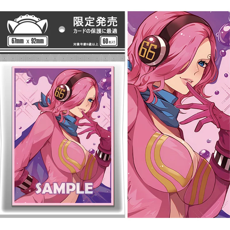 60 шт./компл. Vinsmoke Reiju флэш-карта рукав PTCG аниме игровая коллекционная карта защитный чехол подарочная игрушка 67*92 мм
60 шт./компл. Vinsmoke Reiju флэш-карта рукав PTCG аниме игровая коллекционная карта защитный чехол подарочная игрушка 67*92 мм